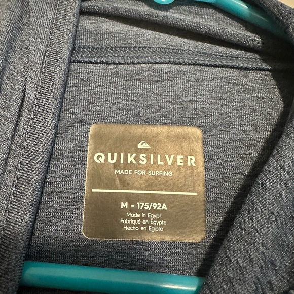 ⚠️2 for 10⚠️ Men’s Lightweight Quiksilver Hoodie Navy Blue - Picture 3 of 3